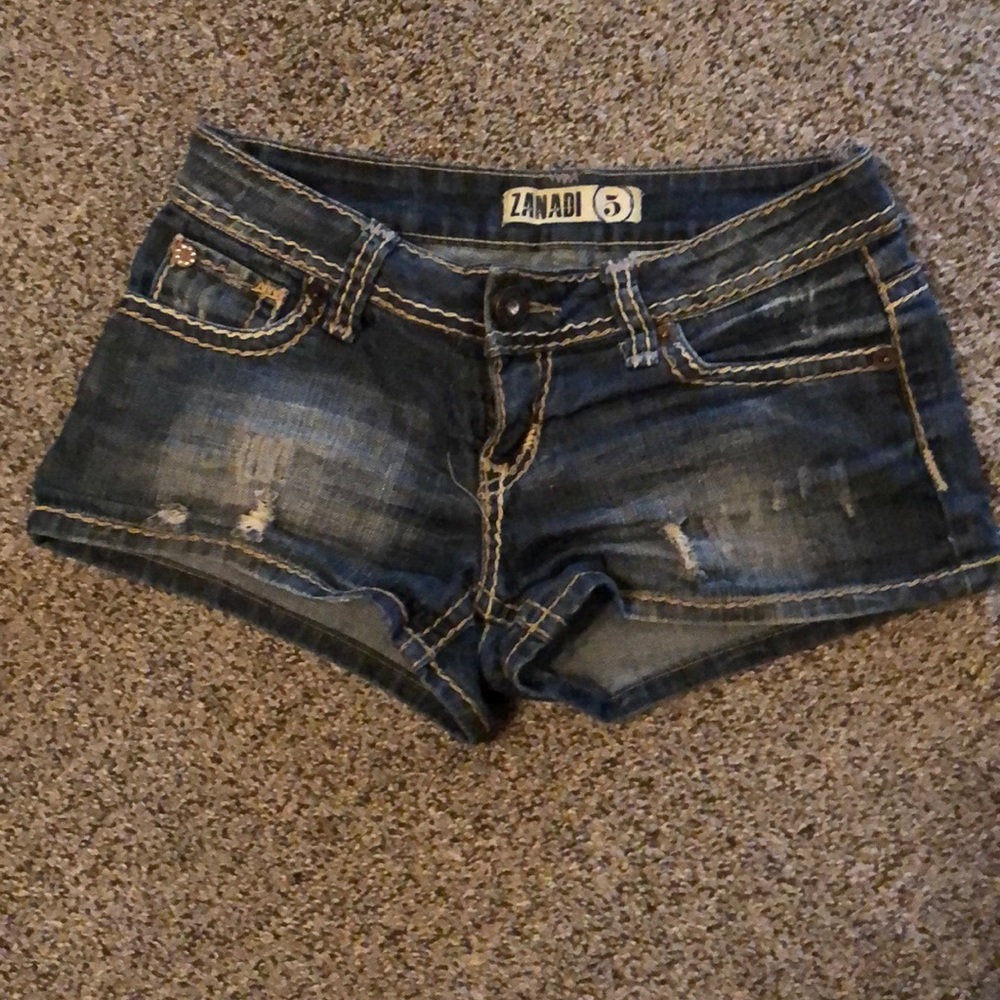 Denim shorts